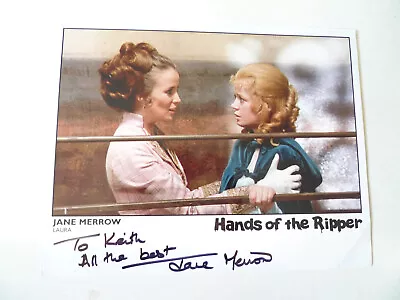 JANE MERROW Hand Signed 8  X 10  Press Photo Hammer Horror Hands Of The Ripper • £19.99