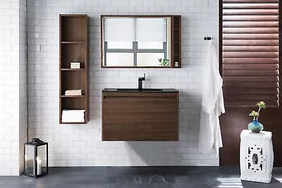 James Martin Vanities 805-V31.5-CH Mantova 32  Wall Mounted - Mid-Century Walnut • $1504