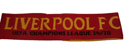 LIverpool Footbal Club UEFA Champions League Scarf 56inch X 4inch-EBSK1857 • £5