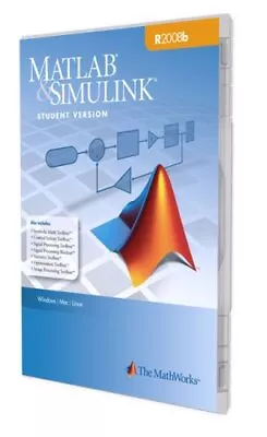 MATLAB AND SIMULINK STUDENT VERSION RELEASE 2008B *Excellent Condition* • $38.95