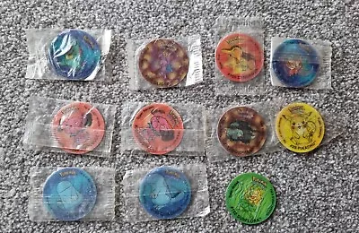 Retro Pokemon Tazos 2001 - Vintage- Walkers Tazo/Pogs -X 10 SEALED Rare • £9.99