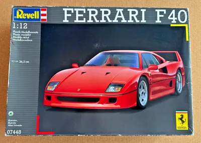 Revell 1/12 1987 Ferrari F40 Plastic Model Kit 07448 • £120