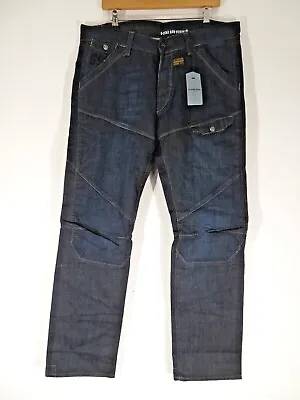 G-Star Raw 3301 - Park Elwood Jeans - Tapered - Dark Vintage Blue - NWT • £19.99