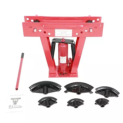 12 Ton Pipe Bender W/6 Dies Manual Hydraulic Piping Bending Exhaust Tube Tools • $137.09