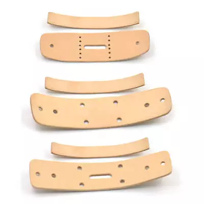 38mm 1.5  Vegetable Tanned Leather Natural Belt Connection Buckles Blank DIY • $5.71