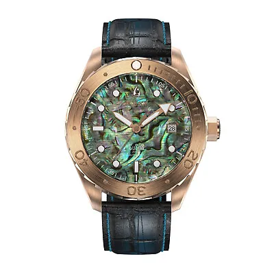 Aquacy Bronze CuSn8 Men's Abalone Dial Watch Automatic 200M Miyota • $1011.47