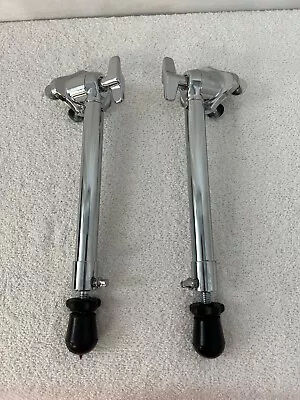 2pc Leg Spur Mount Set Mapex Venus 22 In. Kick Drum Chrome • $69.99