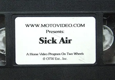 SICK AIR Extreme Motocross VHS Cliff Adoptante & Brian Deegan BMX Skydiving MX • $9.99