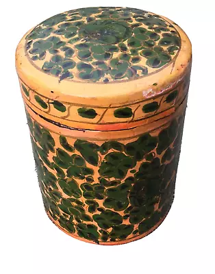 Paper Mache Powder Box Vintage Free Shipping • $10.99