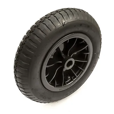 3.50-8 Wheel & Tyre & Inner Tube 14 Inch Black 1  Bore Launch Trolley Trailer • £11.99