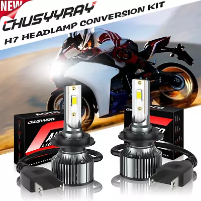 For Kawasaki KLR650 2008-2018 2PCS H7 LED Headlight Lights Bulbs Motorcycle • $26.99
