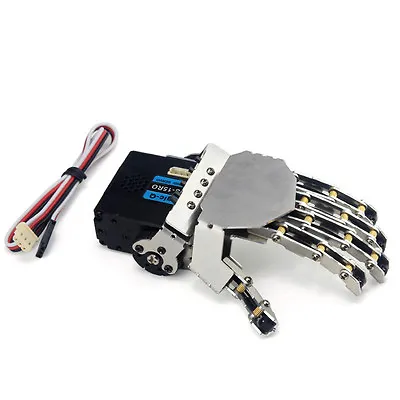 New DIY 5 Fingers Humanoid Manipulator Clamp Left Hand With Servo For Robot • $50