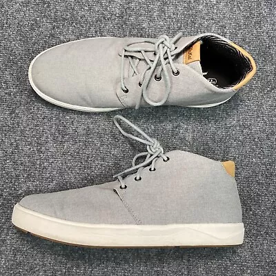 $49.99 • Buy Olukai Boots Mens 12 Grey NANA HELE WAI’APO Mustang Chukka Sneakers