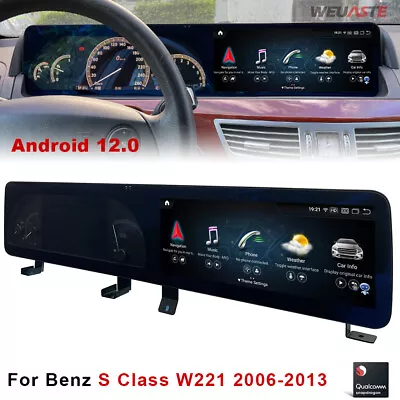 For Benz S Class W221 2006-2013 Android GPS Car Stereo DVD Fast System HD Radio • $1209.29