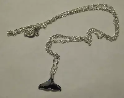 Maui Divers Jewelry Hawaii 18  WHALE TAIL NECKLACE Sterling Silver NEW In BOX • $40