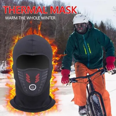Winter Fleece Masks Motorcycle Riding Padded Hood Dustproof Breathable Warm Hats • $5.99
