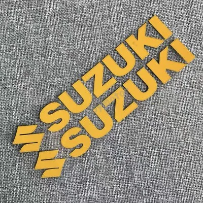 Motorcycle Fuel Tank Emblem Decal For Suzuki Bike Track Badge Reflective Sticker • $9.45