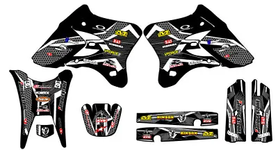 2003-2004 WR 450 F PODIUM Black Senge Graphics Kit Compatible With Yamaha • $134.99