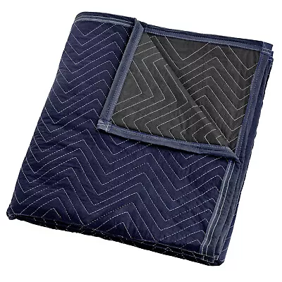 Moving Blanket Furniture Pad - Pro Economy - Navy Blue And Black  80  X 72  • $8.95