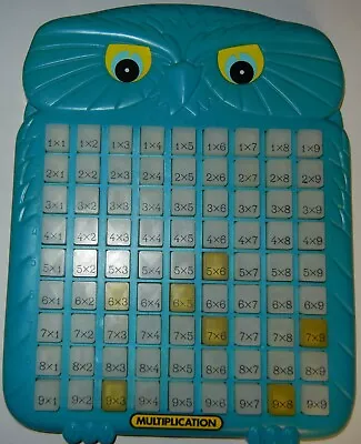 Multiplication Owl Vintage Educational Aid Pre-Owned • $23.24