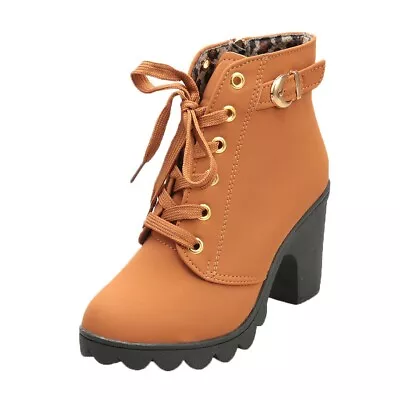 Botas De Mujer Elegantes Botines De Tacón A La Rodilla De Moda Zapatos Gamuza • $19.57