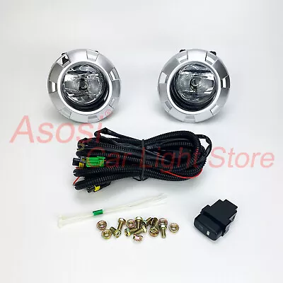 Bumper Fog Lights Lamps For Mitsubishi Pajero 2007 ~ 2009 V97 W/Bulb Switch Wire • $99