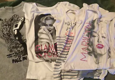 Vintage Lot Of 4 Assorted Marilyn Monroe T Shirts • $25