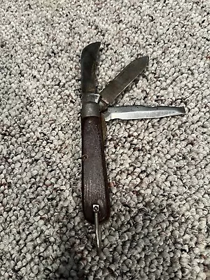 Vintage M. KLEIN & SONS 3 Blade Pocket Utility Knife Model E • $19.99