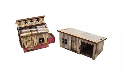 Micro Art Studio: WW2 Normandy Small Sheds With Dovecote HDF Prepainted Terrain • $27.99