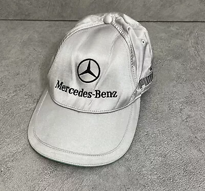 Puma Mercedes AMG Petronas Official F1 Team Motorsport Baseball Hat Silver Cap • £24.95