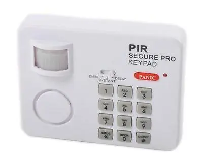 Wireless Motion Sensor Alarm With Security Keypad Pir Home Garage Shed Caravan • £9.49