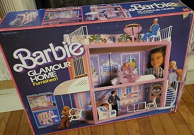 Htf Vintage 1984 Mattel Barbie Glamour Home Furnished 9477 In Original Box  • $440