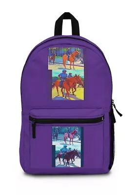 Unisex Dark Purple Horsemen Backpack • $53