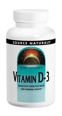 Source Naturals Inc. Vitamin D3 2000 IU 100 Softgel • $11.45