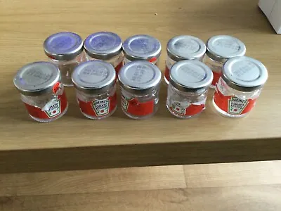 10 X Small Empty Mini Jars With Lids Wedding / Candles/ Arts&Craft / Making Jam • £2.99