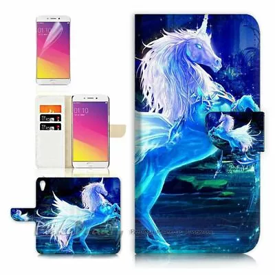 Unicorn TPU Phone Wallet Case Cover For New Optus X Start 3  - 21278 • $13.99