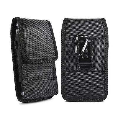 Cell Phone Vertical Pouch Holster Case Nylon Belt Loop Clip Carrying Bag 5.5'' • $12.99