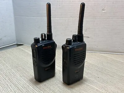 Motorola Mag One Bpr40 2 Way Radio Aah84rcs8aa1an /lot Of 2 / Gar35 • $80
