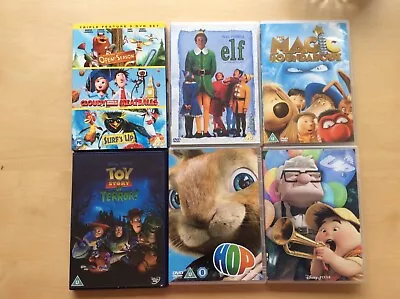 KIDS DVD BUNDLE UP HOP ELF MAGIC ROUNDABOUT OPEN SEASON SURFS UP 8 Titles • £6