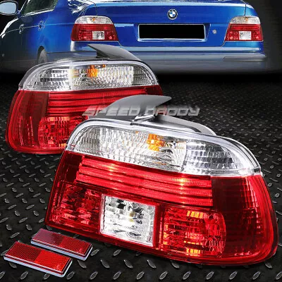 For 97-00 Bmw 528i 540i M5 E39 Red/clear Tail Light Rear Brake Reverse Lamps • $77.95