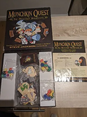 Munchkin Quest Board Game - Very Good Condition • £12