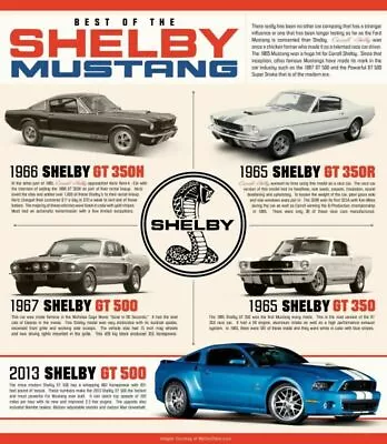 FORD MUSTANG SHELBY Wall Poster Vintage Retro Promo Poster 2 - POSTER 20x30 • $18.99