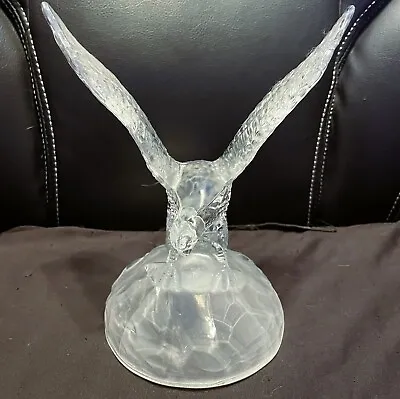 Cristal D'Arques Eagle Glass Eagle Ornament Glass Eagle Paperweight • $25