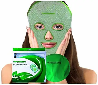 Hot & Cold Therapy Face Ice Mask From OrganiWoo With Freezer Bag • £11.99