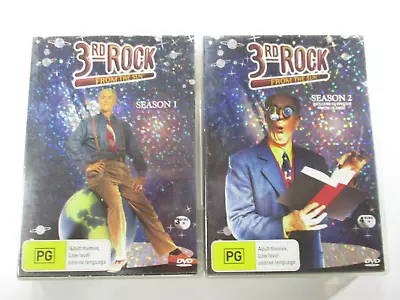 3rd Rock From The Sun Season 1 - Season 2 DVD PG R4 PAL 2005 Magna Tested • $20.80