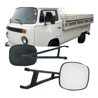 Volkswagen VW Bus Transporter Type 2 T2 PAIR Left Right Side View Mirror Black • $69.99