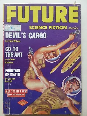 UK SF Pulp – FUTURE SCIENCE FICTION STORIES (UK) No. 7 (1952) – Walter Kubilius • £6