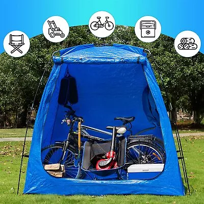 EighteenTek Bike Storage Tent Storage Shelter 2-3 Bikes Carports Outdoor Canopy • $69.99