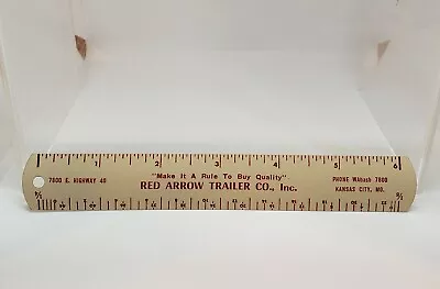 Vintage Metal Advertising Ruler 6 Inch • $9.78