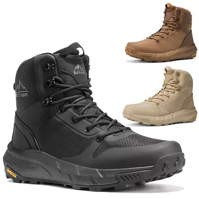 Mens Military Boots Hiking Boots Lightweight Tactical Boots Motorcycle Boots • $64.99